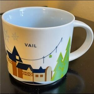 2014 STARBUCKS YOU ARE HERE COLLECTION CUP MUG FROM VAIL, COLORADO, U.S.A.